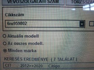 bontott SKODA CITIGO Bal első Ablakemelő Motor