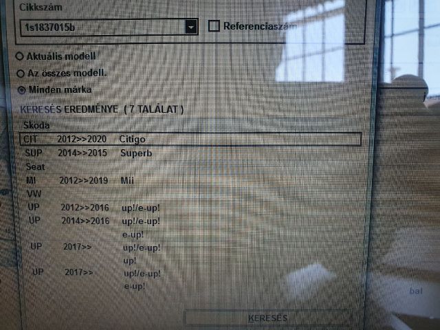 bontott SKODA CITIGO Bal első Ajtózár