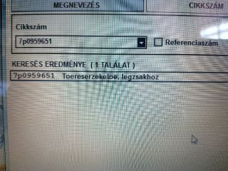 bontott SKODA CITIGO Első Középső Ütközés Érzékelő (Homlokfalon)