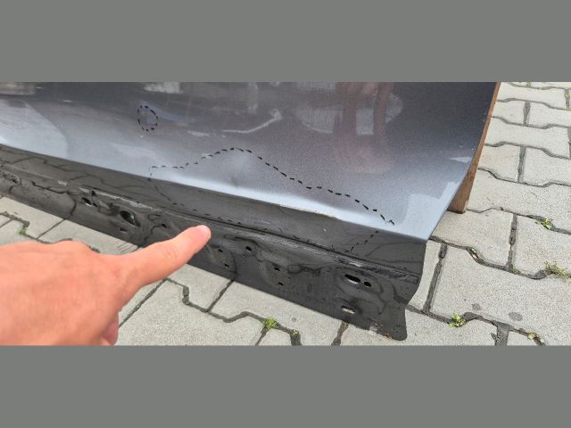 bontott SKODA ENYAQ Bal első Ajtó (Üres lemez)