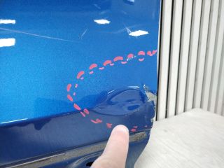 bontott SKODA ENYAQ Bal első Ajtó (Üres lemez)