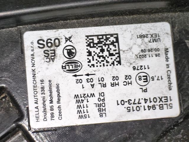 bontott SKODA ENYAQ Bal Ledes Fényszóró