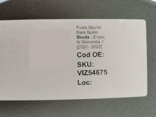 bontott SKODA ENYAQ Hátsó Lökhárító Alsó (Műanyag)