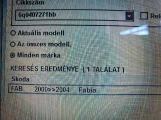 bontott SKODA FABIA I Bal Féltengely