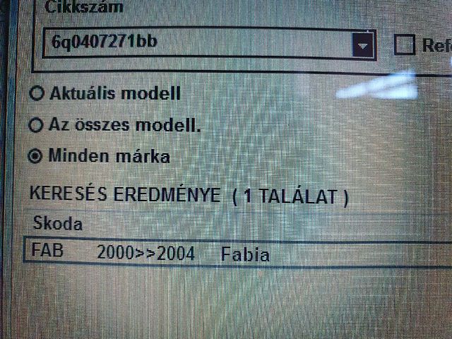 bontott SKODA FABIA I Jobb Féltengely