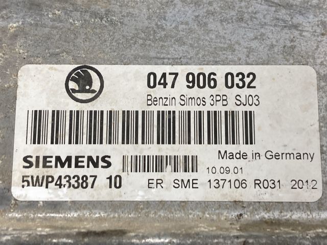 bontott SKODA FABIA I Motorvezérlő