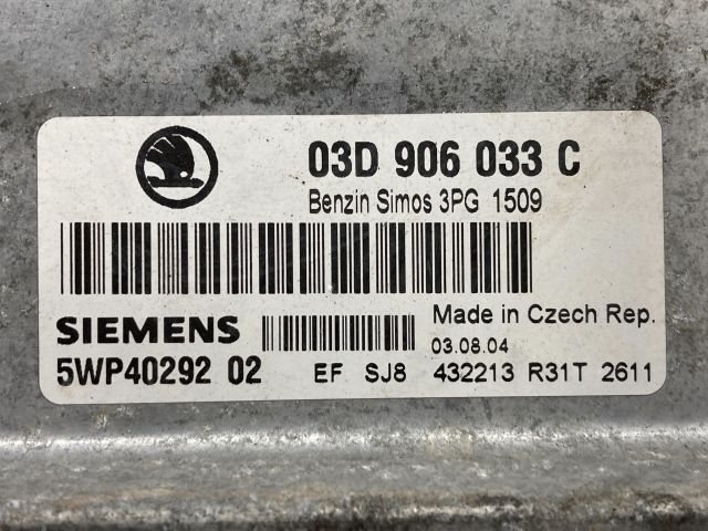 bontott SKODA FABIA I Motorvezérlő