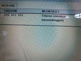 bontott SKODA FABIA I Fékerőszabályzó