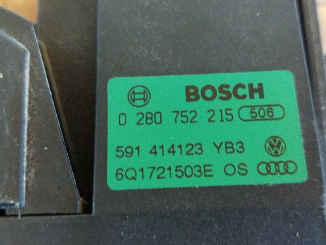 bontott SKODA FABIA I Gázpedál (Elektromos)