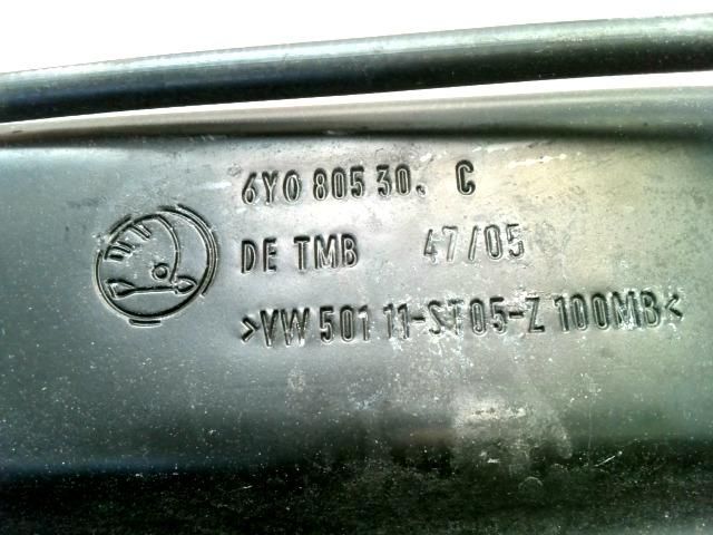 bontott SKODA FABIA I Homlokfal (Üres lemez)