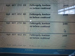 bontott SKODA FABIA I Jobb Féltengely