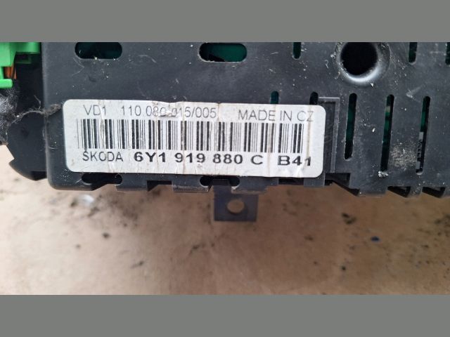 bontott SKODA FABIA I Kilométeróra