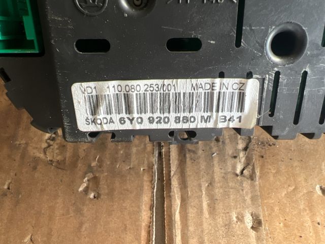 bontott SKODA FABIA I Kilométeróra