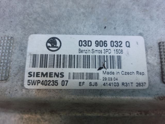 bontott SKODA FABIA I Motorvezérlő