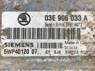 bontott SKODA FABIA I Motorvezérlő