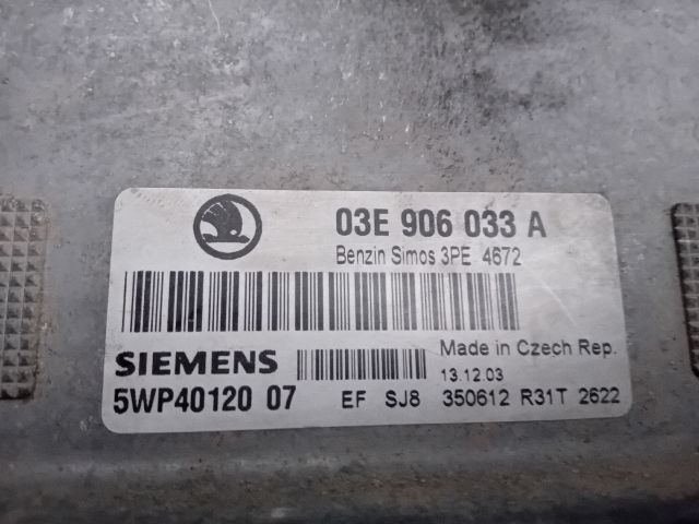 bontott SKODA FABIA I Motorvezérlő