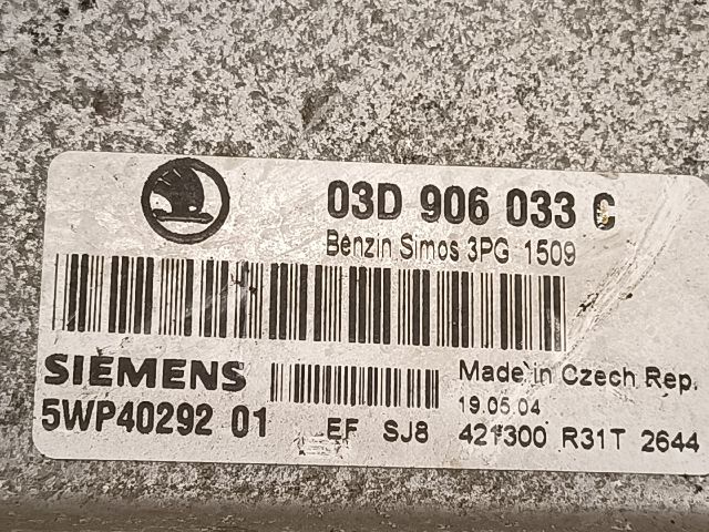 bontott SKODA FABIA I Motorvezérlő