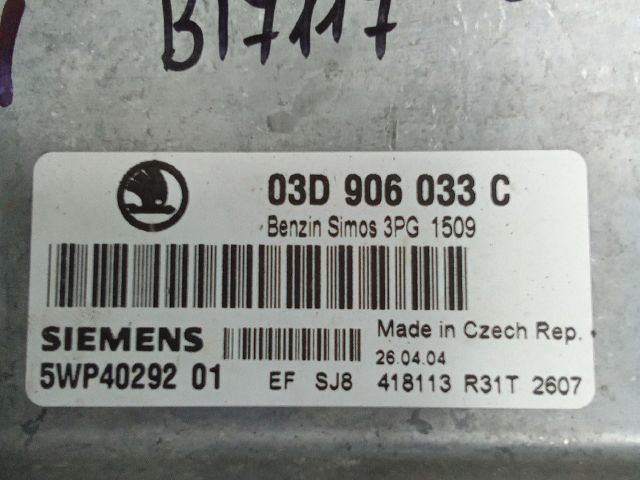 bontott SKODA FABIA I Motorvezérlő