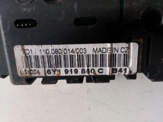 bontott SKODA FABIA I Kilométeróra