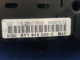 bontott SKODA FABIA I Kilométeróra