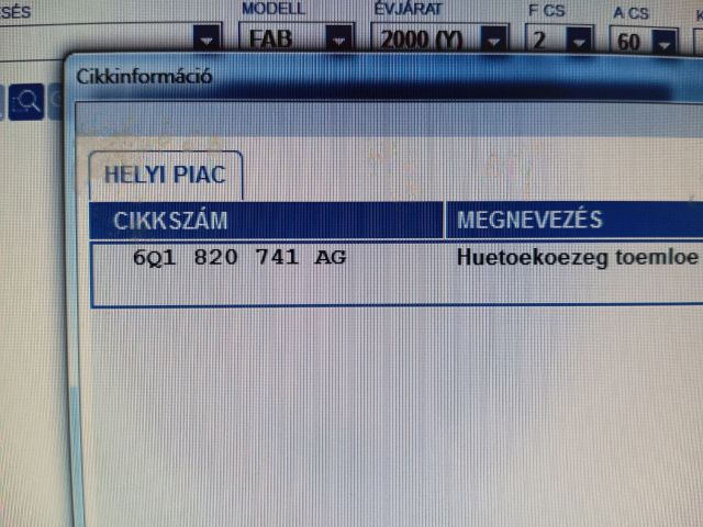 bontott SKODA FABIA I Klíma Cső