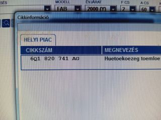 bontott SKODA FABIA I Klíma Cső