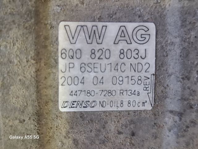 bontott SKODA FABIA I Klímakompresszor