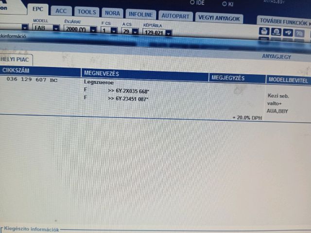 bontott SKODA FABIA I Légszűrő Ház