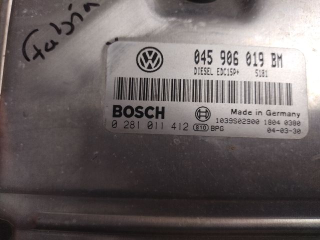 bontott SKODA FABIA I Motorvezérlő