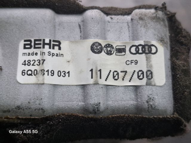 bontott SKODA FABIA I Fűtőradiátor