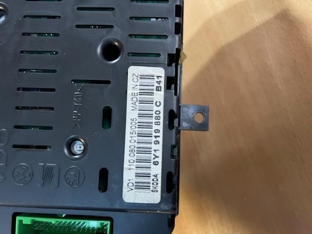 bontott SKODA FABIA I Kilométeróra