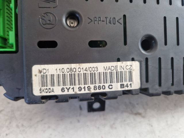 bontott SKODA FABIA I Kilométeróra