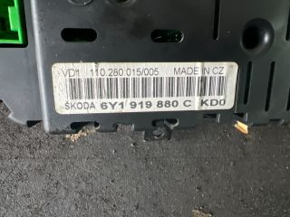 bontott SKODA FABIA I Kilométeróra