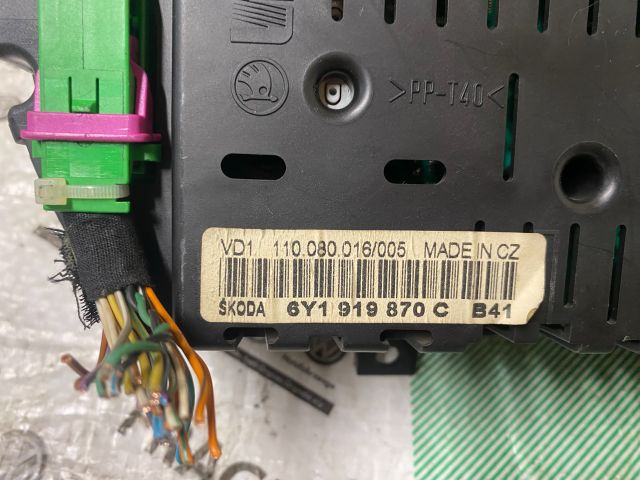 bontott SKODA FABIA I Kilométeróra