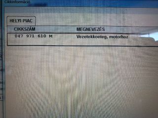 bontott SKODA FABIA I Motor Kábelköteg