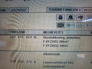 bontott SKODA FABIA I Motor Kábelköteg