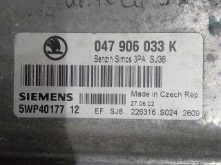 bontott SKODA FABIA I Motorvezérlő