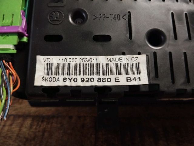 bontott SKODA FABIA I Kilométeróra