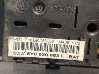 bontott SKODA FABIA I Kilométeróra