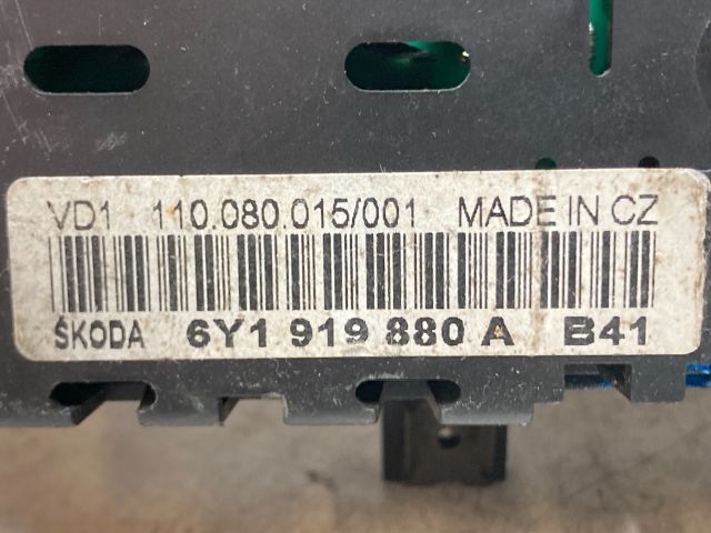 bontott SKODA FABIA I Kilométeróra