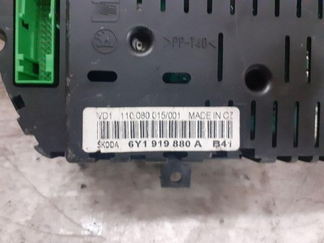 bontott SKODA FABIA I Kilométeróra