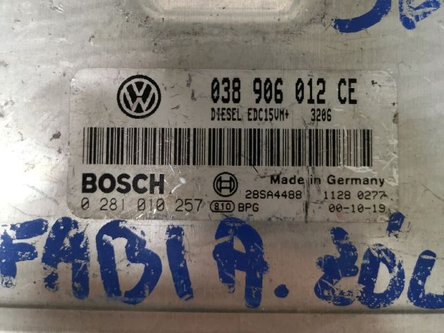 bontott SKODA FABIA I Motorvezérlő