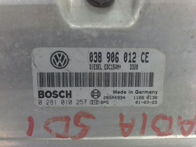 bontott SKODA FABIA I Motorvezérlő