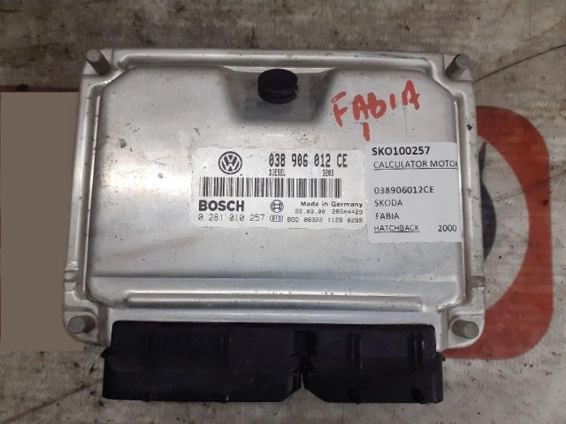 bontott SKODA FABIA I Motorvezérlő