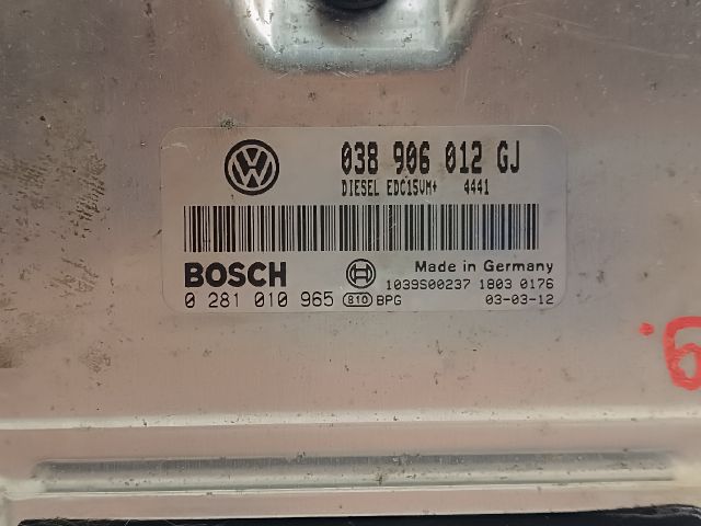 bontott SKODA FABIA I Motorvezérlő