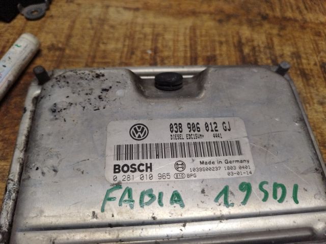 bontott SKODA FABIA I Motorvezérlő