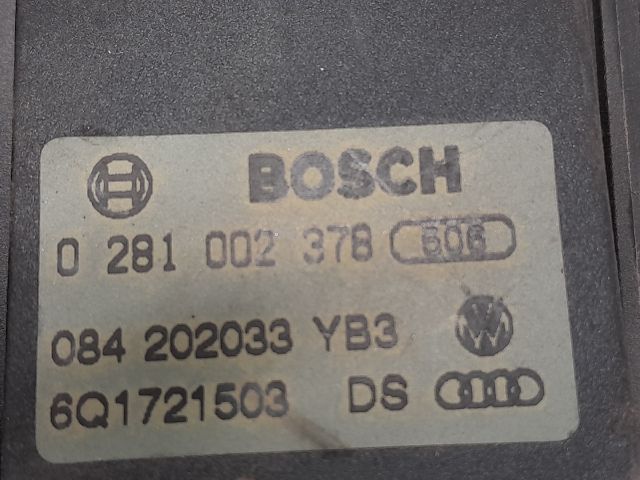 bontott SKODA FABIA I Gázpedál (Elektromos)