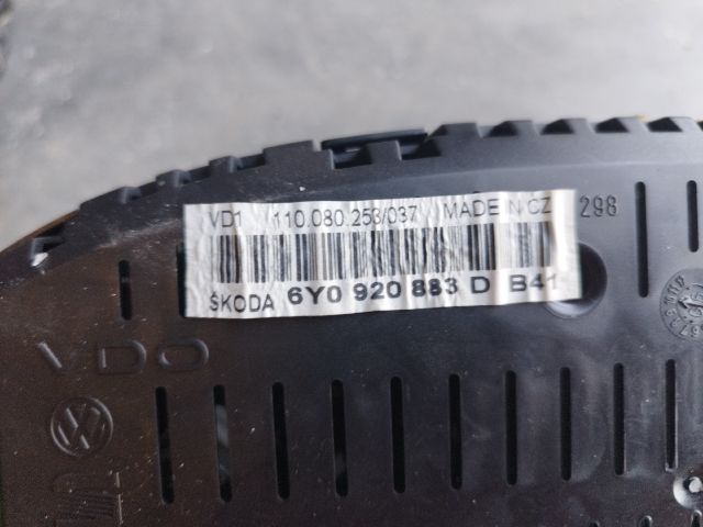 bontott SKODA FABIA I Kilométeróra