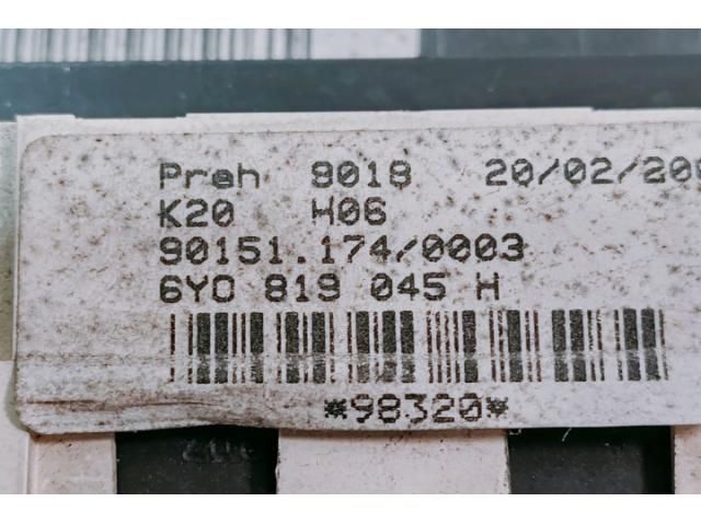 bontott SKODA FABIA I Ablakemelő és Tükör Kapcsoló