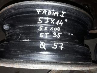 bontott SKODA FABIA I Acélfelni Szett